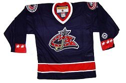 Buy Blue Jackets CCM Mens NHL Team Replica Road Jersey