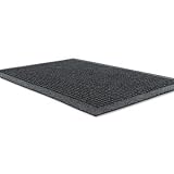 Guardian EG020304 - EcoGuard Indoor Wiper Mats, Rubber, 24 x 36, Charcoal-MLLEG020304