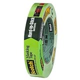 Scotch Masking Tape For Hard-To-Stick Surfaces 2060 Green, 1 X 60 Yds, 36/Case