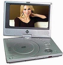 Bush PDVD0707 Portable DVD Player with 7" Display - Silver