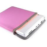 Pink Case Cover Sleeve For Asus Eee PC 700 / 701 / 900 Laptop NoteBook Carrying Bag - Lasting Quality