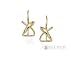 Ed Levin Gold Love Knots Earrings