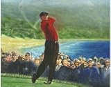 Tiger Woods Giclee on Canvas