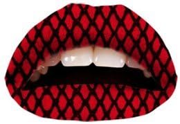 Temporary Lip Tattoo- Fishnet