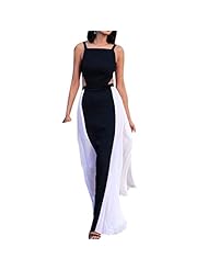 Sleeveless Pleated Polyester/Spandex Evening Dress/Maxi Dress 