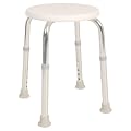 NRS Height Adjustable Round Shower Stool