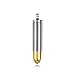 AMIST Jewelry Stainless Steel Bullet Pendant Necklace Chain Mens Silver&Golden