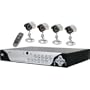Q-see 4CH H.264 Real-time Dvr 4 Color Ccd Cameras 250GB HDD