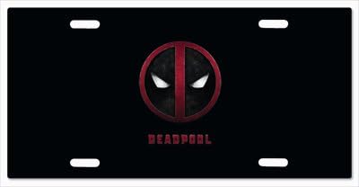 DEADPOOL Heads Up Vanity License Plate