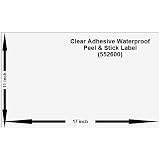 Amazon.com : 11x17 Waterproof Peel and Stick Labels, Pack of 10, Clear ...