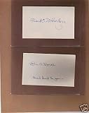 Lou North Cardinals signed autograph 3X5 Index Card JSA - MLB Cut Signatures