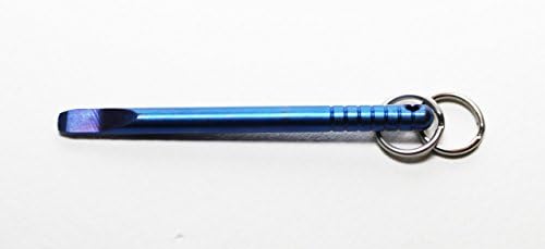 Shop7ten - Flat Head Titanium Key chain BLUE