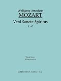 Veni Sancte Spiritus, K. 47: Vocal score