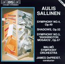 CD-Charts  Music : Aulis Sallinen: Symphony No. 4; Shadows; Symphony No. 5 "Washington Mosaics"
