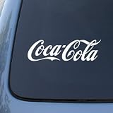 COCA-COLA - Coke - Vinyl Car Decal Sticker #1768 | Vinyl Color: White 