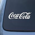 COCA-COLA - Coke - Vinyl Car Decal Sticker #1768 | Vinyl Color: White
