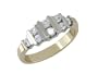 Delali 14K Gold Eight Stone Diamond Ring