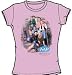 Melrose Place ORIGINAL CAST Lilac Color Juniors Size Fitted Tee