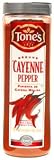 Tone's Spices Ground Cayenne Pepper (16 oz.) - Large Restaurant / Food Service Size Shaker Container - Best Value per Ounce