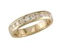 18k Yellow Gold 1/2ctw Round Brilliant Diamond  Band (H, SI2)