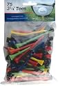 INTECH Golf Tee 3 1/4" 75 Pack (Multi)