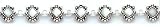 Ankle Bracelet - Sterling Silver Anklet w/White Cats Eye (9 inch)