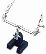 THIRD HAND DOUBLE CLAMP WITH HORSESHOE BASE
