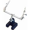 THIRD HAND DOUBLE CLAMP WITH HORSESHOE BASE