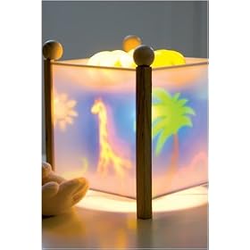 Trousselier Jungle Animals Rotating Lantern Night Light Lamp