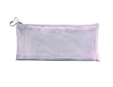 Travel Mesh Cosmetic Case - 4 x 9 Silver