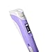 3D Printing Pen,Juboury JBY-II 3D Drawing Pen with LCD Temperature Display for Model Printing,Art Design,DIY and Crafts Drawing--Compatible with 1.75mm ABS and PLA Filament (Purple)