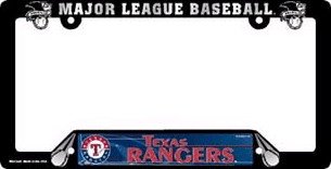 MLB Texas Rangers License Plate Frame (2-Pack)