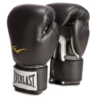 EVERLAST PRO STYLE TRAINING GLOVES 14 OZ BLACK