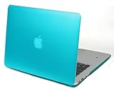 KHOMO Blue Rubberized Satin Soft Touch Hard Shell Case Cover for Apple MacBook Air 11'' For new 2010 2011 & 2012 models (i...