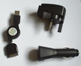 Electronics : Elekratek Ipod all types Charger Set Mains/USB/Car Black [ 3CHB_IPD ]