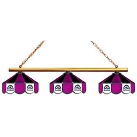 Colorado Rockies 3pc SWAG STAINED GLASS POOL BILLIARD TABLE LAMP LIGHT