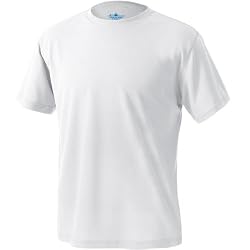 Men's Solid Wicking Tee-Shirt White