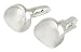 Cufflinks, 'Silver Moon' 1 W 1 L