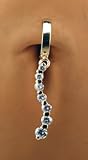 TUMMYTOYS BELLY NAVEL RING 14K GOLD 1CT JOURNEY DIAMOND