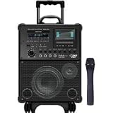 Pyle 375-Watt Battery Powered PA System with DVD and Cassette PWM-A830