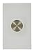 Leviton 60001-W Color Change Cover and Matching Knob with Silver Insert, To Fit 60800, 61000 Van Gog