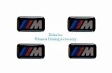 4 BMW Genuine M 3d Stickers Badges Emblems Decals
