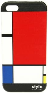 Artanole Unique Plastic Hard Shell Anti-Scratch Case for iPhone 5-Mondrian Series 3-Retail Packaging