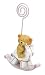 Kitchen & Housewares : Pink Bear Horse Cardholder Baby Shower Favor