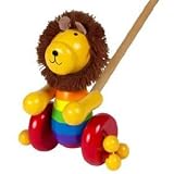 Enlarge toy image: Lion Push Along - infant and baby development