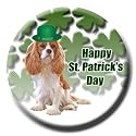 Cavalier King Charles St Patrick's Pin Badge No 2