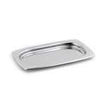 Small Two-Tone Stainless Steel Rectangle Serving Tray / Vanity Tray - Fine StainlessLUX Serveware for Your Home