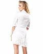 Ruffle Ruched Silky Dress - Web Exclusive Product Image