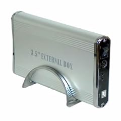 Aluline externes USB 2.0 Alu Geh�use f�r 3,5" IDE-HDD inkl. Standfu�