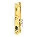 Prime-Line Products C 1160 Sliding Door Handle Set with Key, Brass Plated